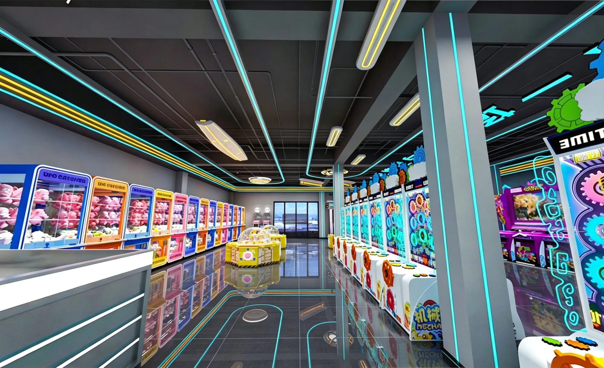 إضاءة صالات الألعاب ومراكز الترفيه — صورة 4