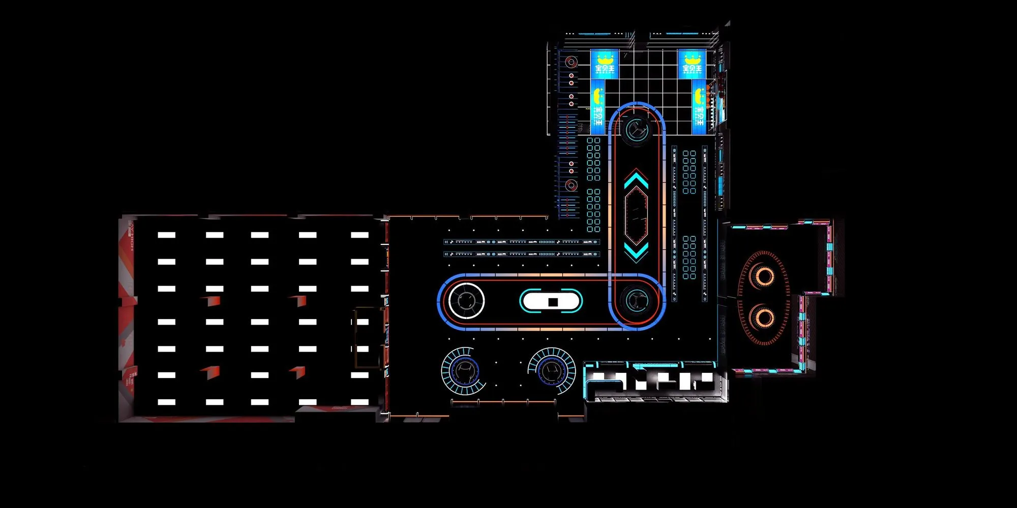 Iluminación de salones recreativos y FEC — vista 17