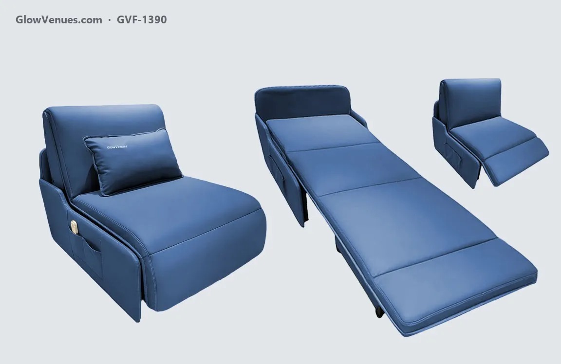 Electric gaming sofa bed for gaming cafes (GVF-1390), color option 2