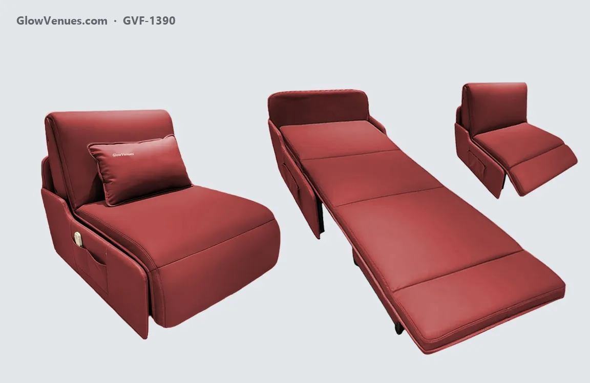 Electric gaming sofa bed for gaming cafes (GVF-1390), color option 3