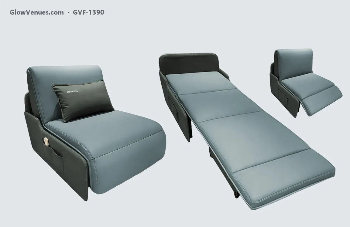 Electric gaming sofa bed for gaming cafes (GVF-1390), color option 10