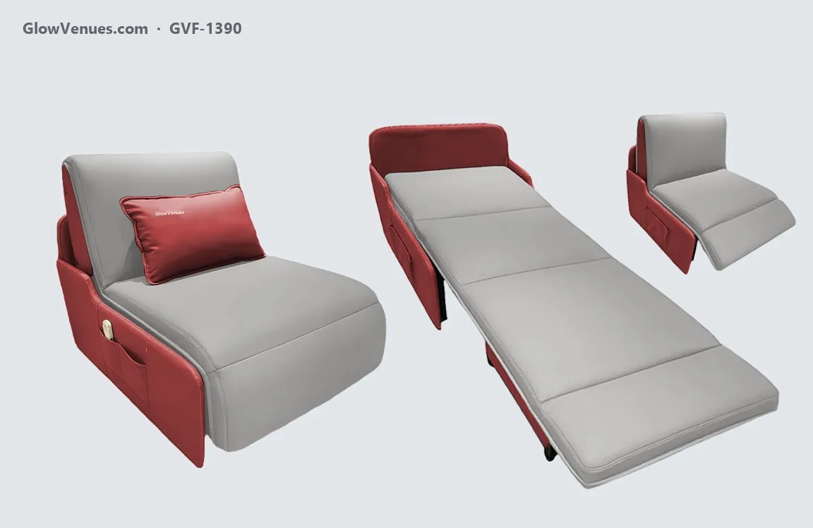 Electric gaming sofa bed for gaming cafes (GVF-1390), color option 12