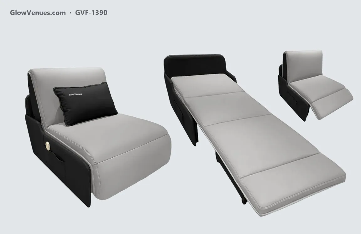 Electric gaming sofa bed for gaming cafes (GVF-1390), color option 14