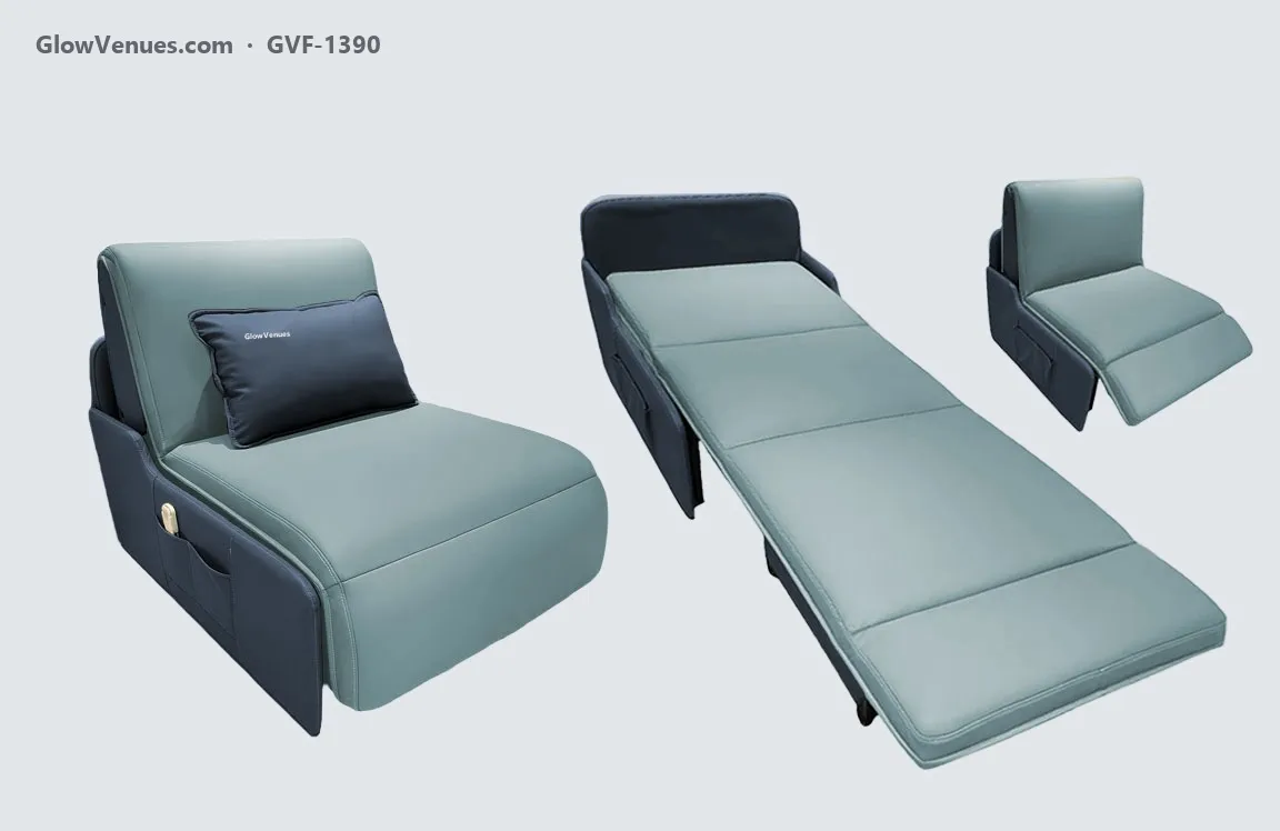 Electric gaming sofa bed for gaming cafes (GVF-1390), color option 15