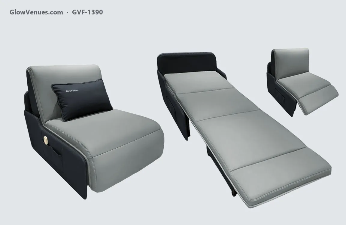 Electric gaming sofa bed for gaming cafes (GVF-1390), color option 16