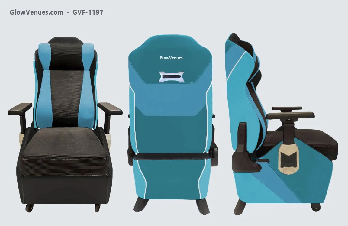 Esports lounge sofa chair, hexagon back (GVF-1197), color option 2
