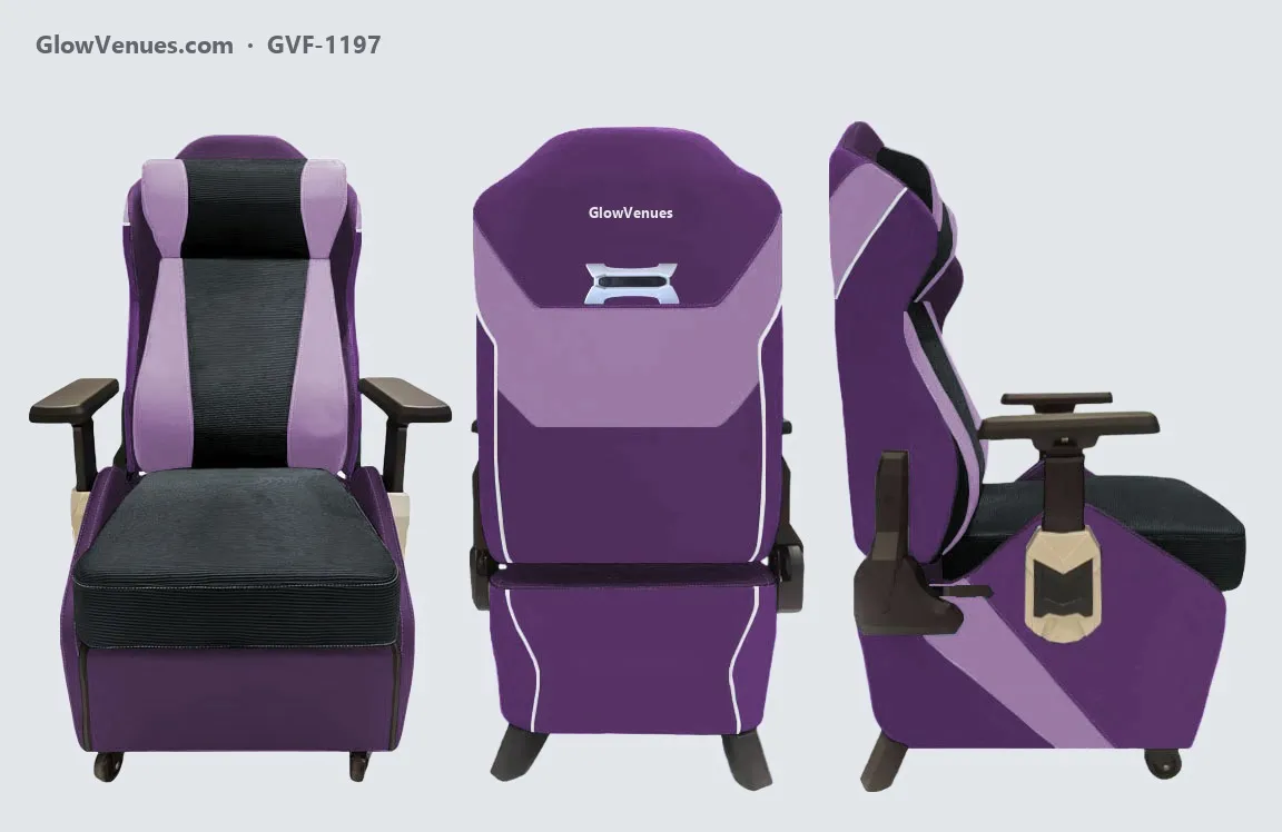 Esports lounge sofa chair, hexagon back (GVF-1197), color option 5