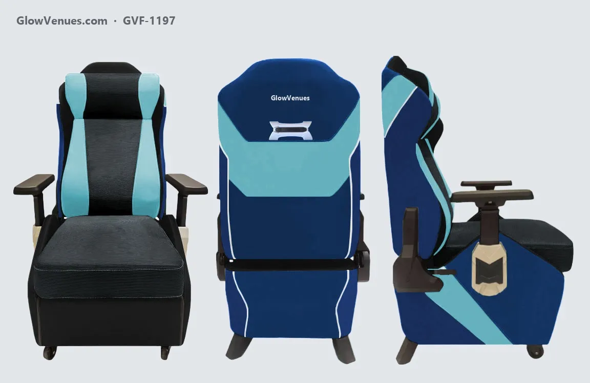 Esports lounge sofa chair, hexagon back (GVF-1197), color option 8