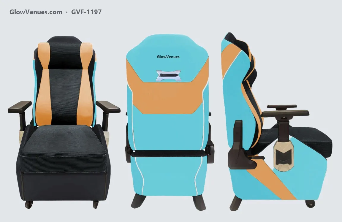 Esports lounge sofa chair, hexagon back (GVF-1197), color option 11