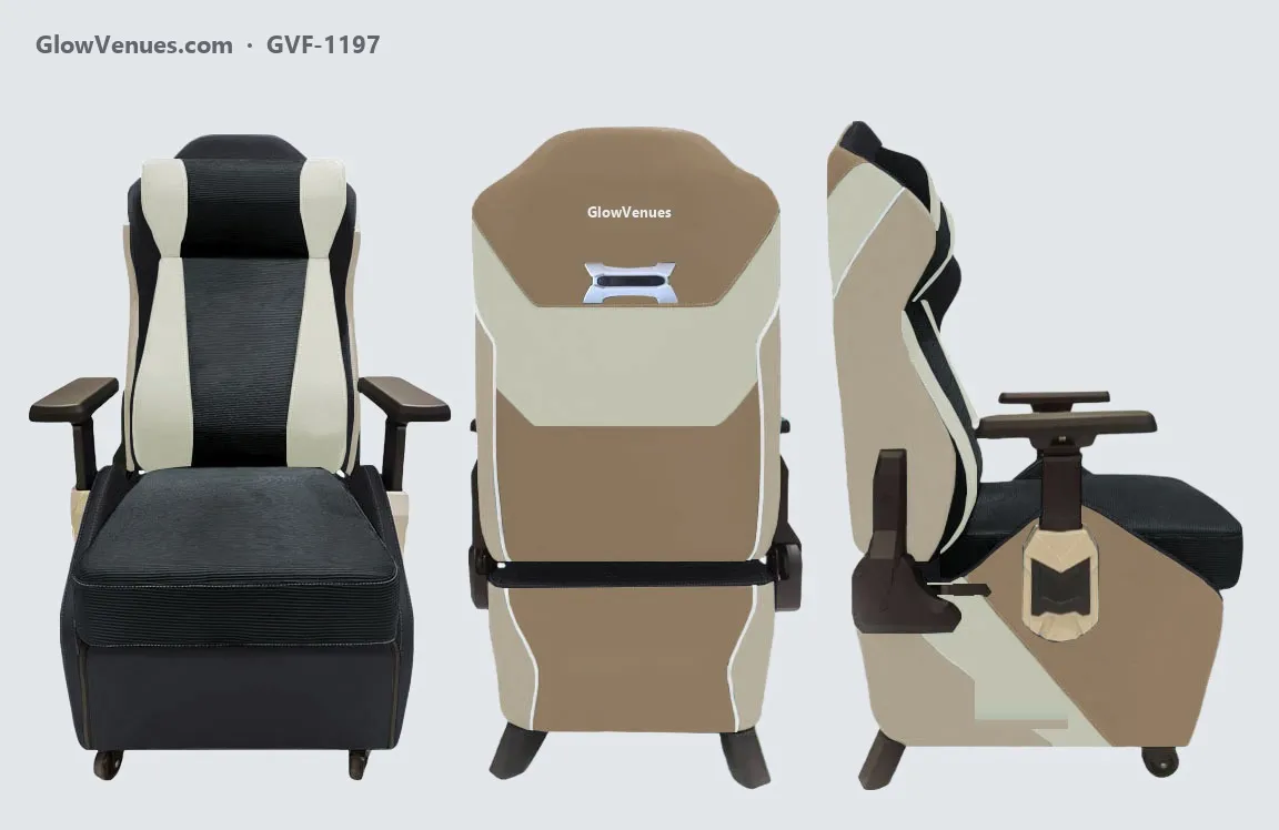 Esports lounge sofa chair, hexagon back (GVF-1197), color option 14