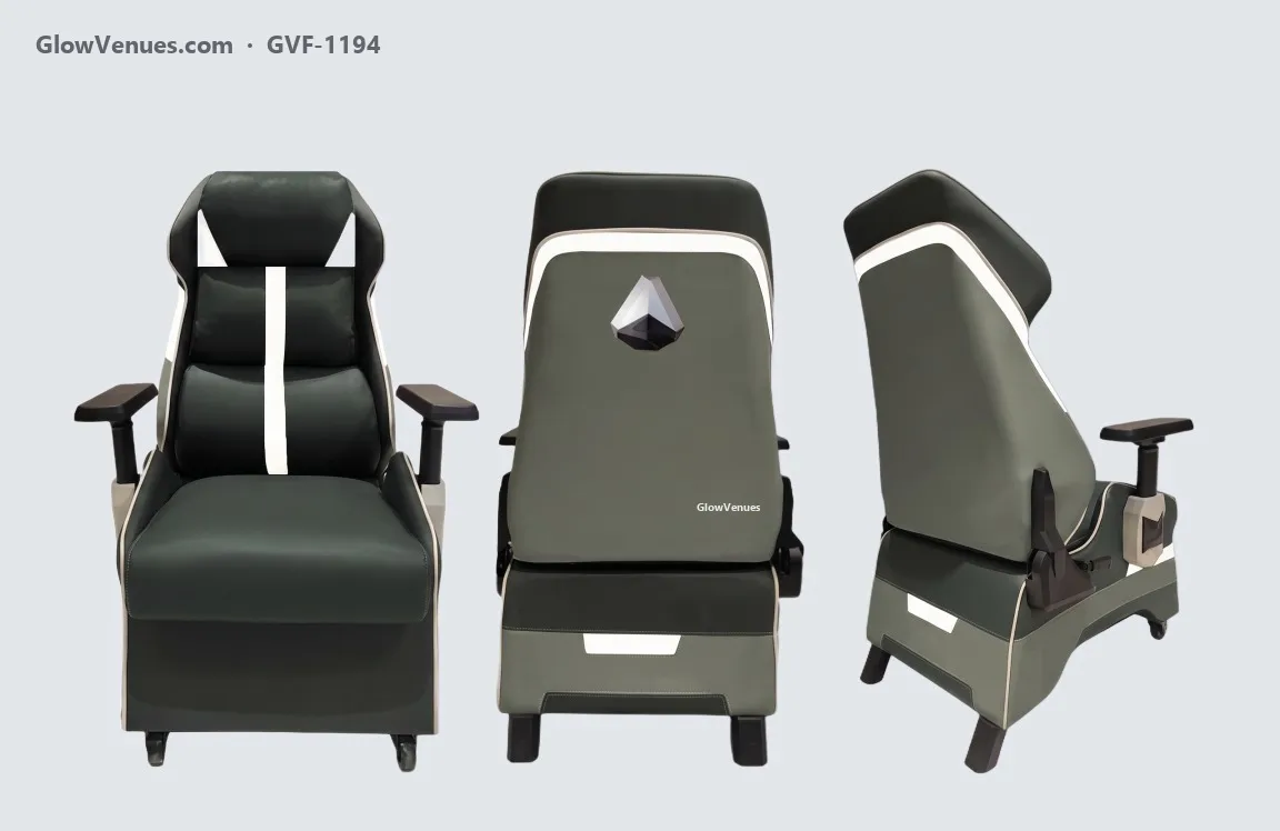 Gaming cafe sofa chair, framed back (GVF-1194) (Gaming Furniture)