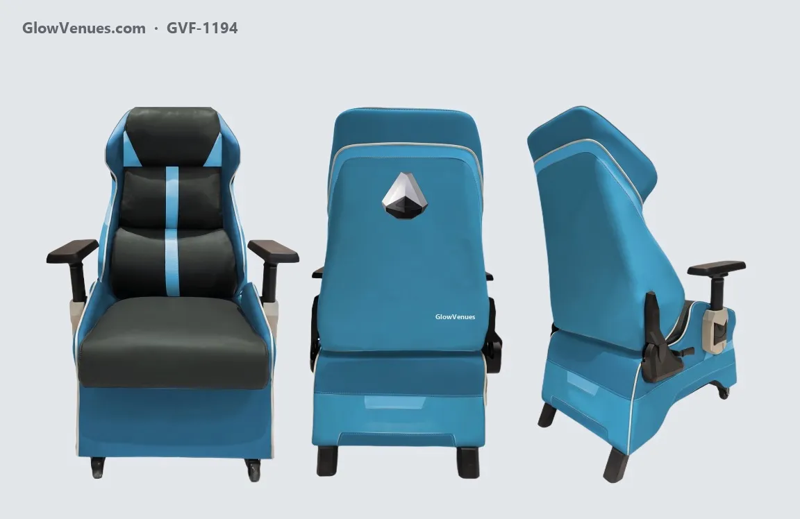 Gaming cafe sofa chair, framed back (GVF-1194), color option 2