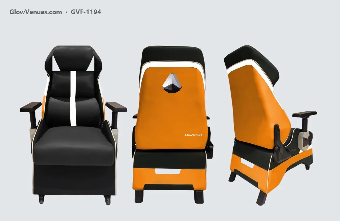 Gaming cafe sofa chair, framed back (GVF-1194), color option 4