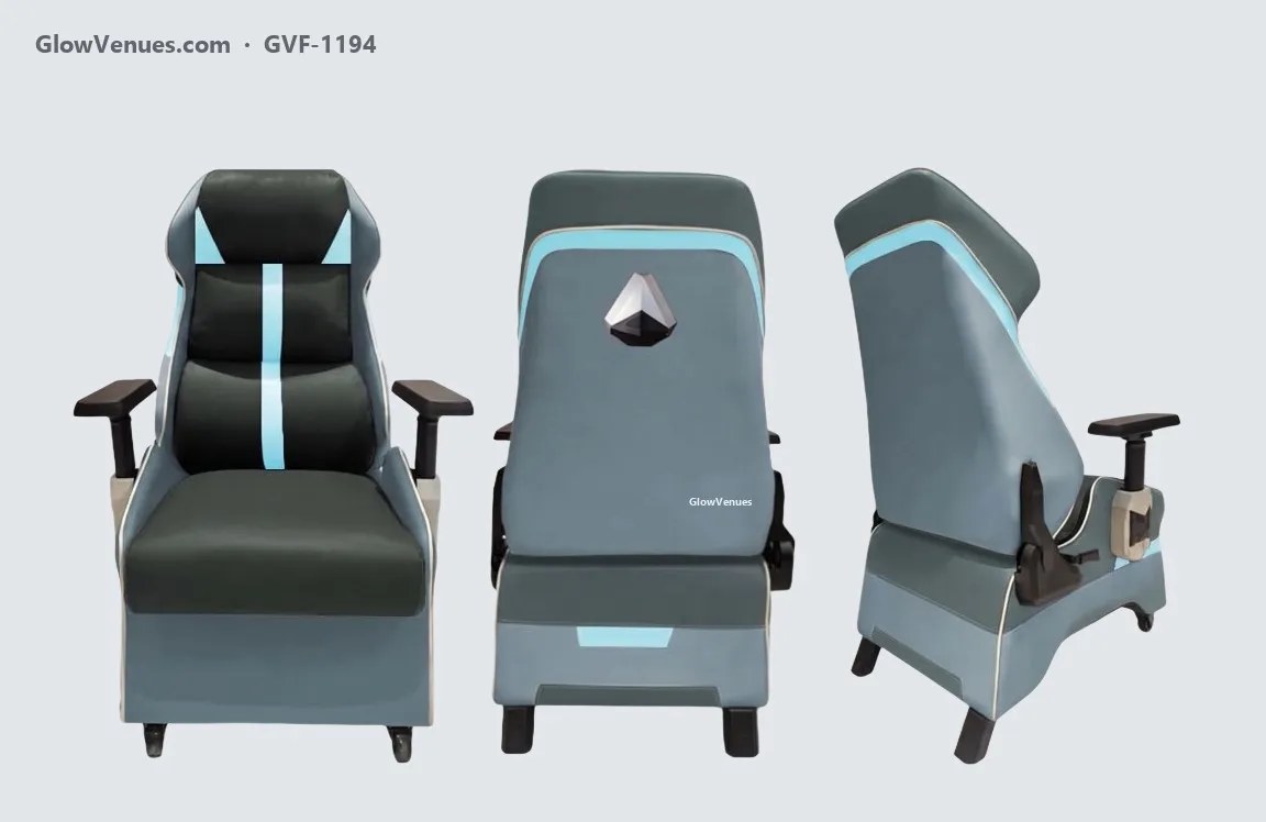 Gaming cafe sofa chair, framed back (GVF-1194), color option 7