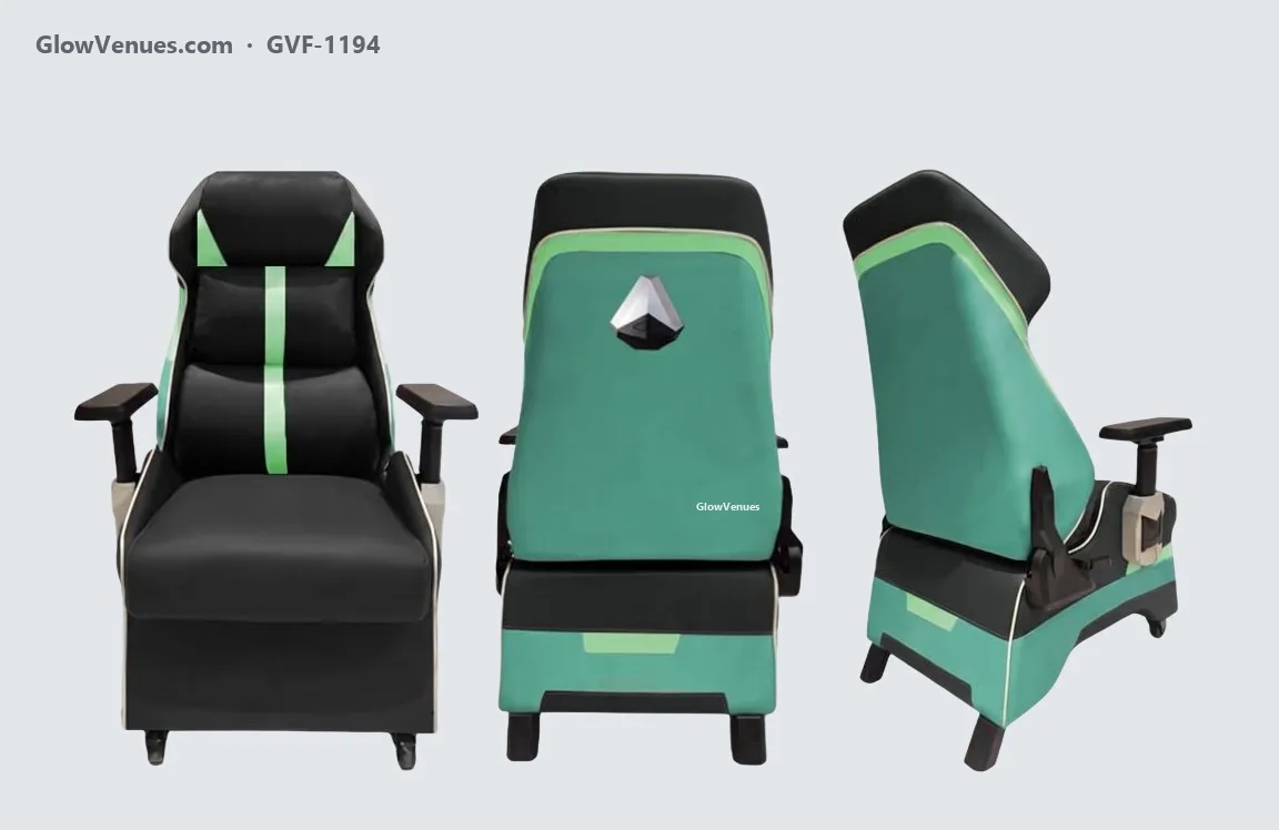 Gaming cafe sofa chair, framed back (GVF-1194), color option 9