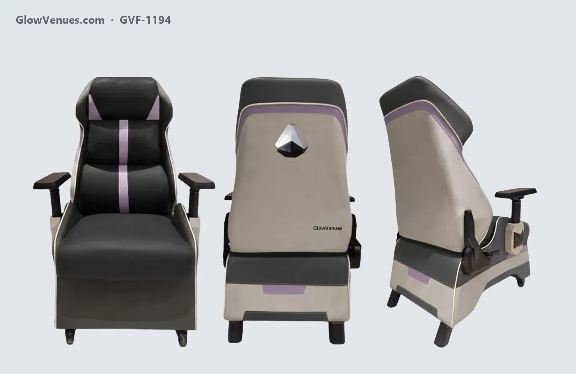 Gaming cafe sofa chair, framed back (GVF-1194), color option 12