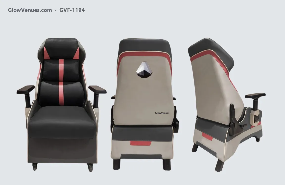 Gaming cafe sofa chair, framed back (GVF-1194), color option 13