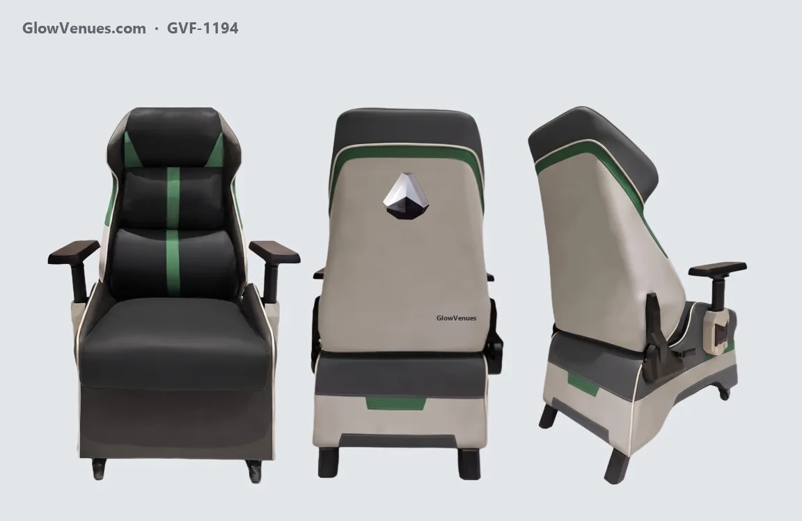 Gaming cafe sofa chair, framed back (GVF-1194), color option 14