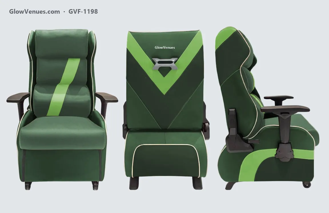 Gaming sofa chair for internet cafes, V-panel back (GVF-1198), color option 4