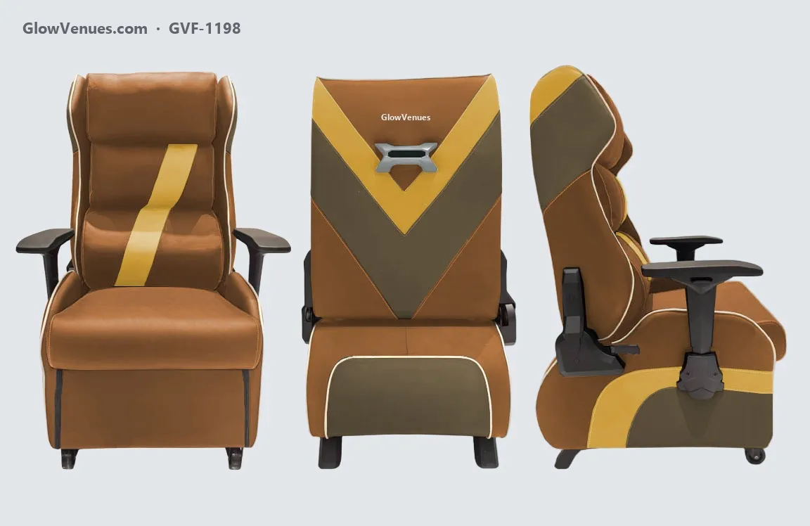 Gaming sofa chair for internet cafes, V-panel back (GVF-1198), color option 7