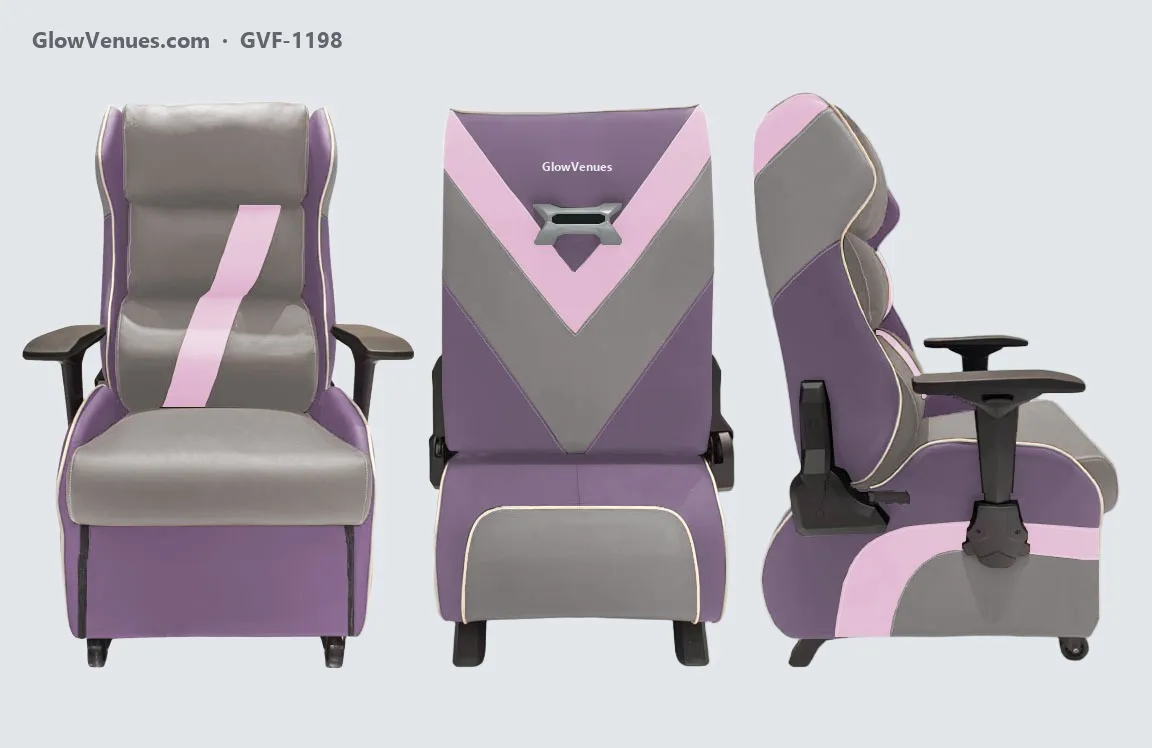 Gaming sofa chair for internet cafes, V-panel back (GVF-1198), color option 8