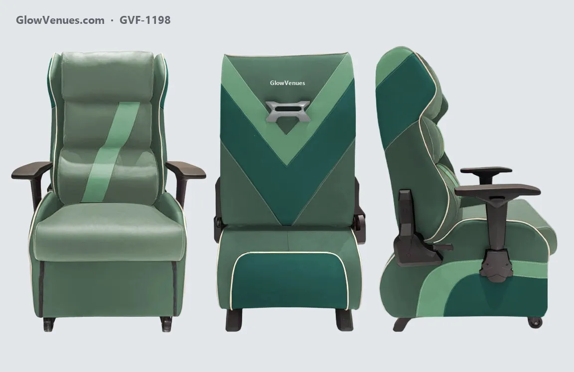 Gaming sofa chair for internet cafes, V-panel back (GVF-1198), color option 10