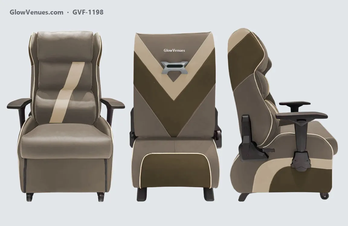 Gaming sofa chair for internet cafes, V-panel back (GVF-1198), color option 11