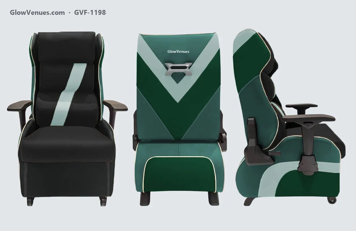 Gaming sofa chair for internet cafes, V-panel back (GVF-1198), color option 12