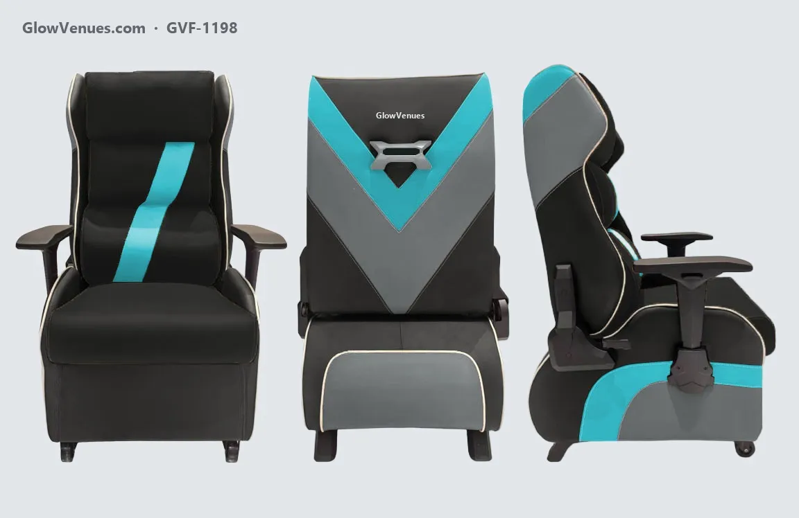 Gaming sofa chair for internet cafes, V-panel back (GVF-1198), color option 13