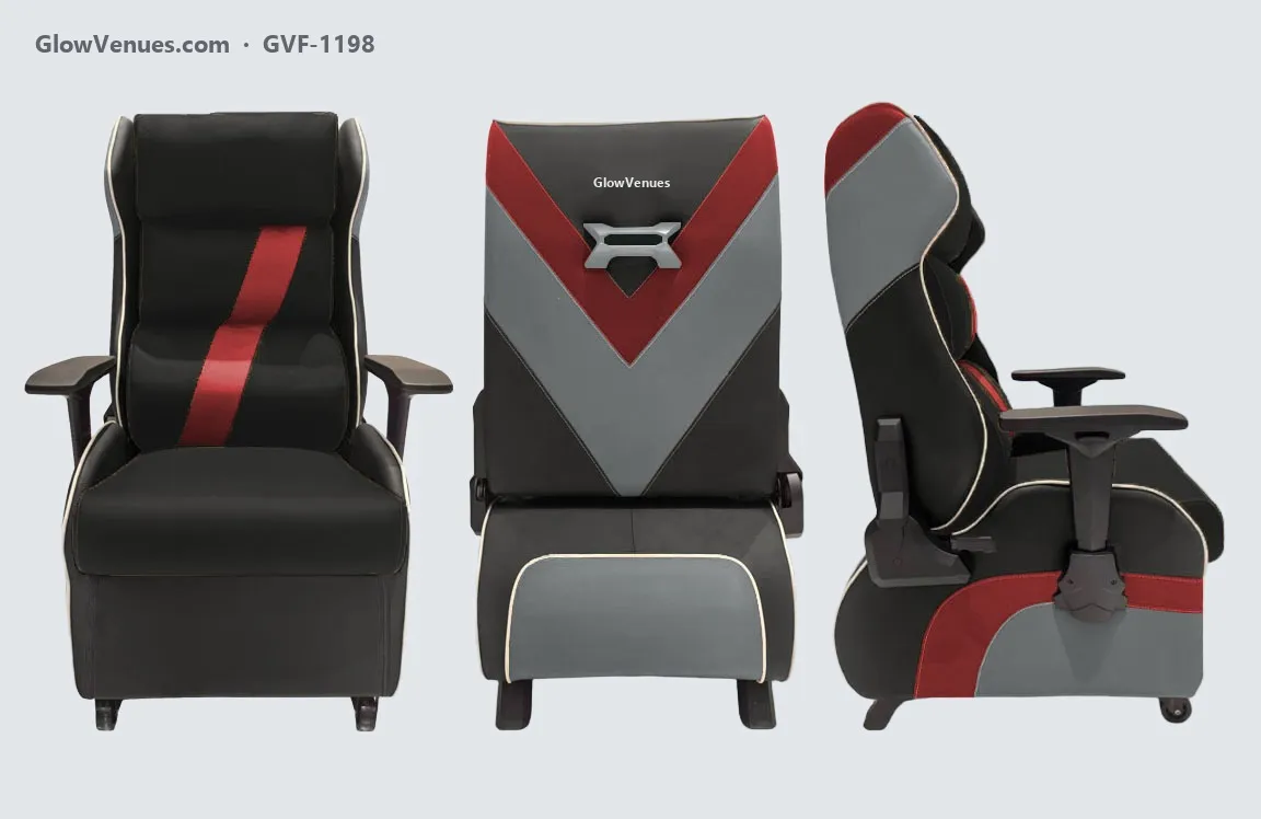 Gaming sofa chair for internet cafes, V-panel back (GVF-1198), color option 14