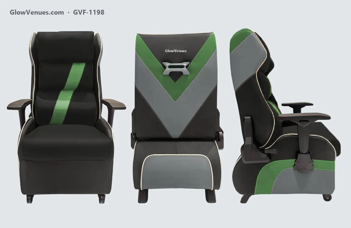 Gaming sofa chair for internet cafes, V-panel back (GVF-1198), color option 16