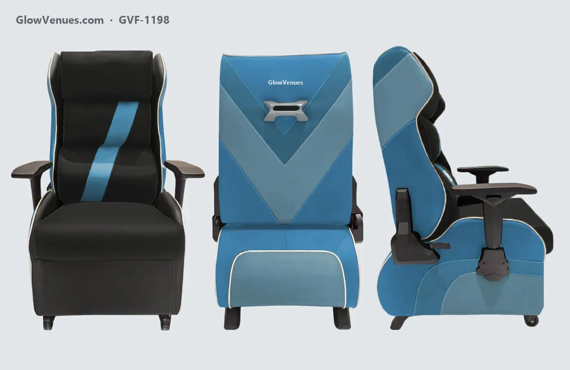Gaming sofa chair for internet cafes, V-panel back (GVF-1198), color option 18