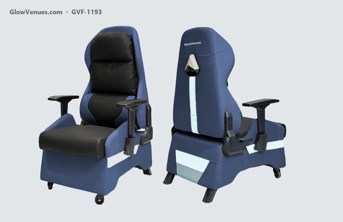 Gaming sofa chair with racing stripe (GVF-1193), color option 2