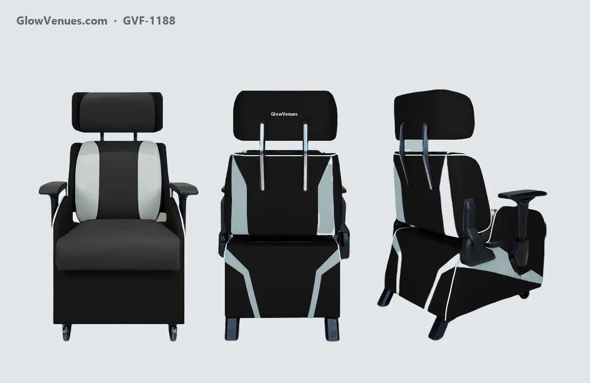 Reclining gaming sofa chair with adjustable headrest (GVF-1188) (Gaming Furniture)