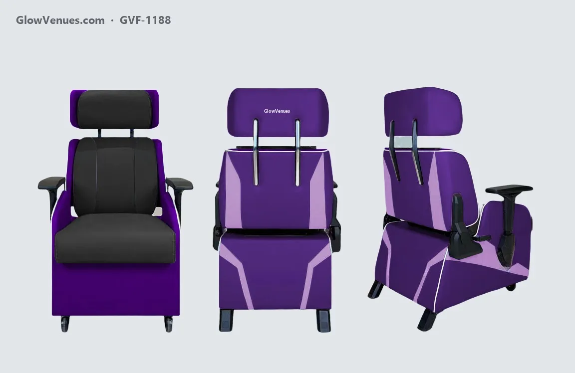 Reclining gaming sofa chair with adjustable headrest (GVF-1188), color option 5