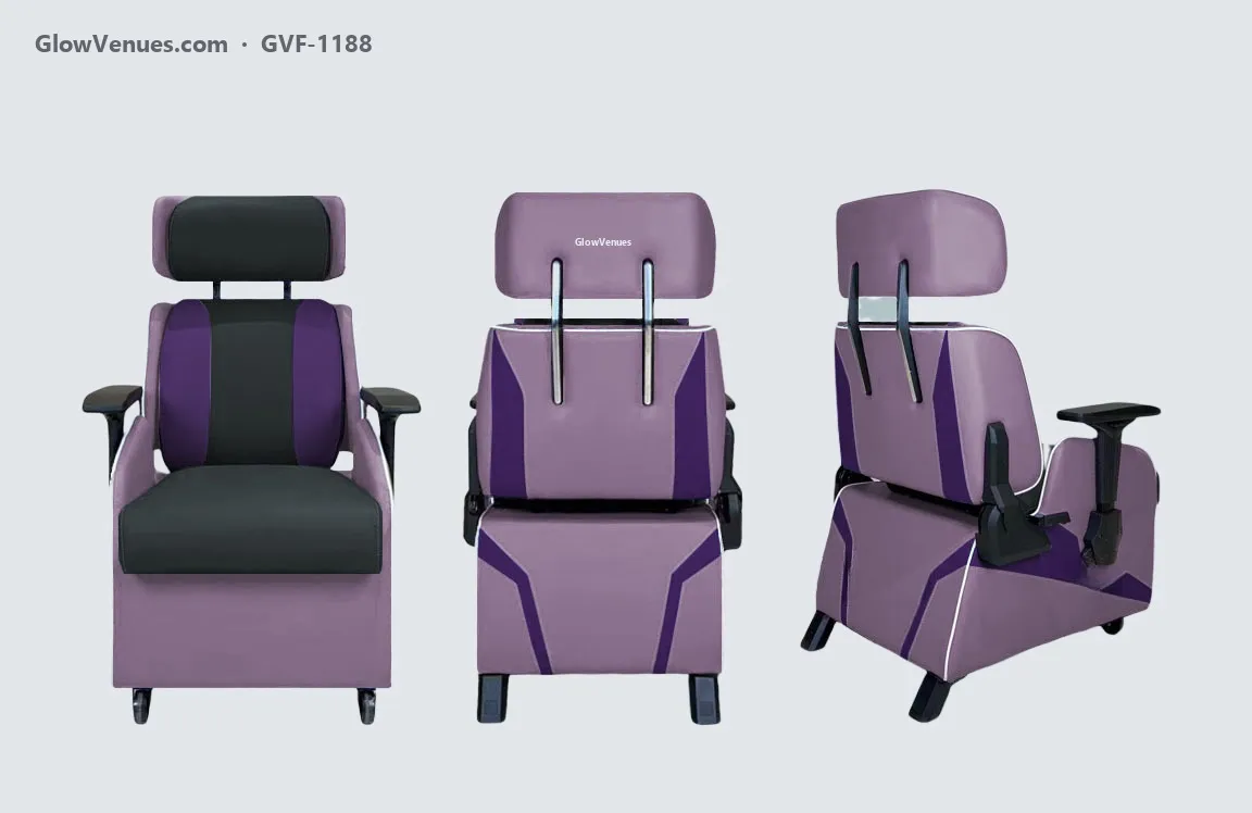 Reclining gaming sofa chair with adjustable headrest (GVF-1188), color option 7