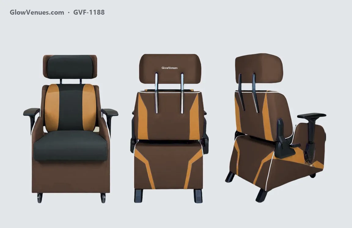 Reclining gaming sofa chair with adjustable headrest (GVF-1188), color option 10