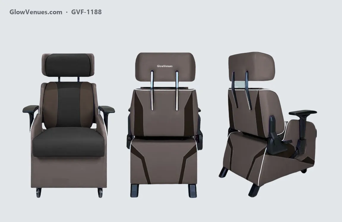 Reclining gaming sofa chair with adjustable headrest (GVF-1188), color option 12