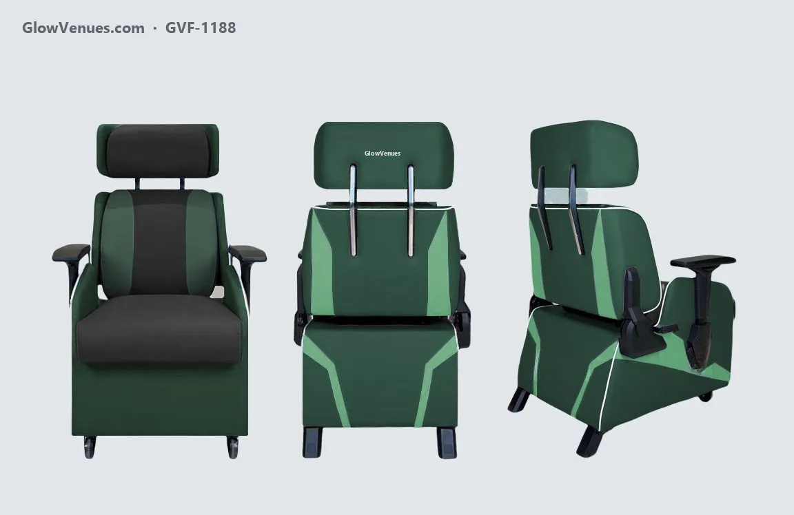 Reclining gaming sofa chair with adjustable headrest (GVF-1188), color option 15