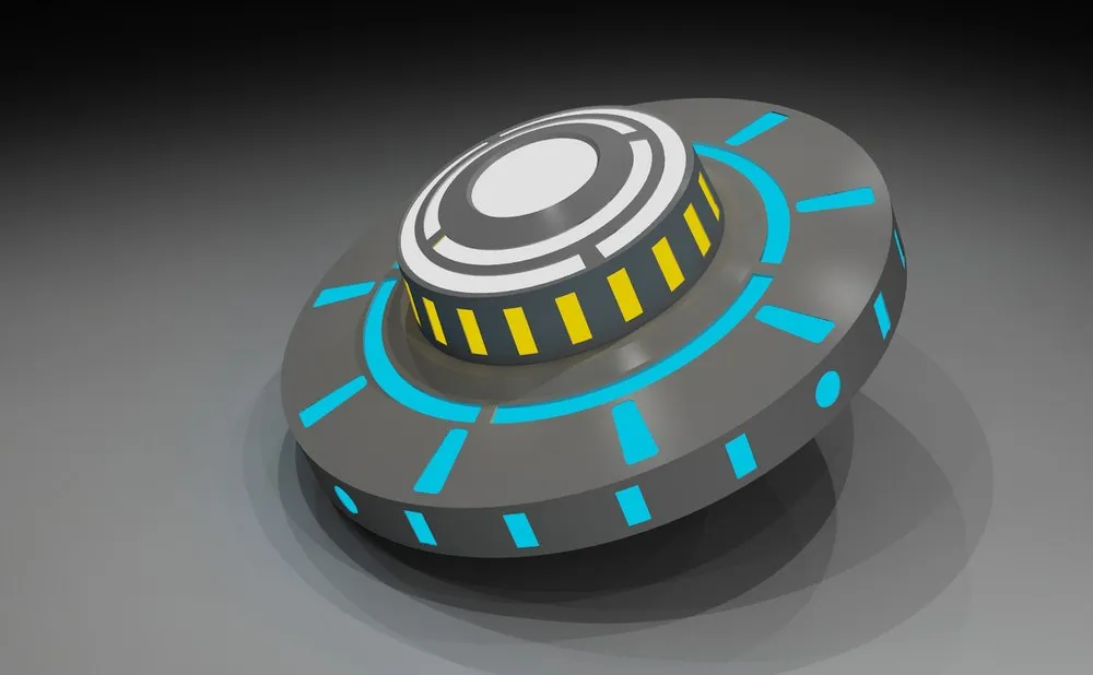 Three-tier giant flying saucer